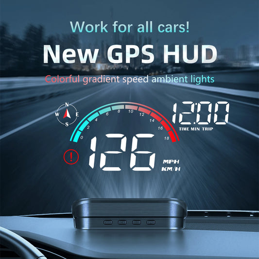 GPS HUD Digital Speed Display