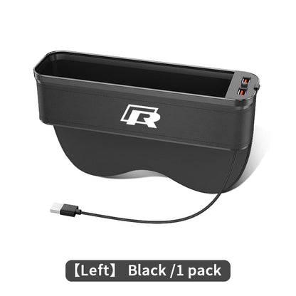 USB Charging Multifunction Seat Storage Box