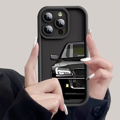 Custodia per iPhone in silicone per auto sportive