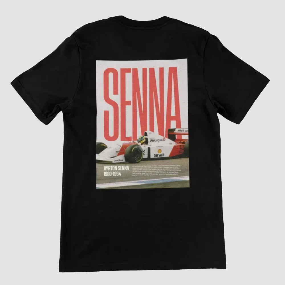 Áo thun họa tiết Senna Formula 1