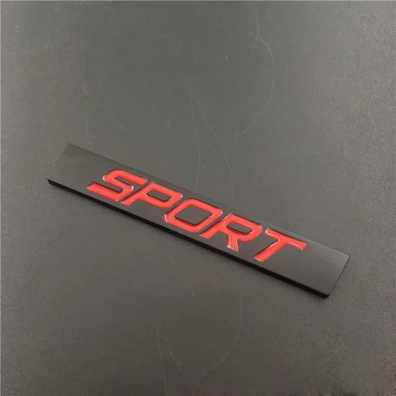 3D Metal Sport Logo Rear Trunk Emblem