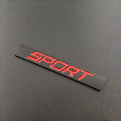 3D Metal Sport Logo Rear Trunk Emblem