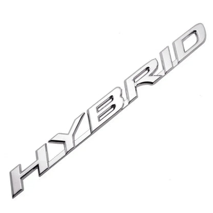 3D Metal HYBRID Logo Rear Trunk 