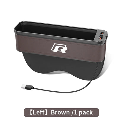 USB Charging Multifunction Seat Storage Box