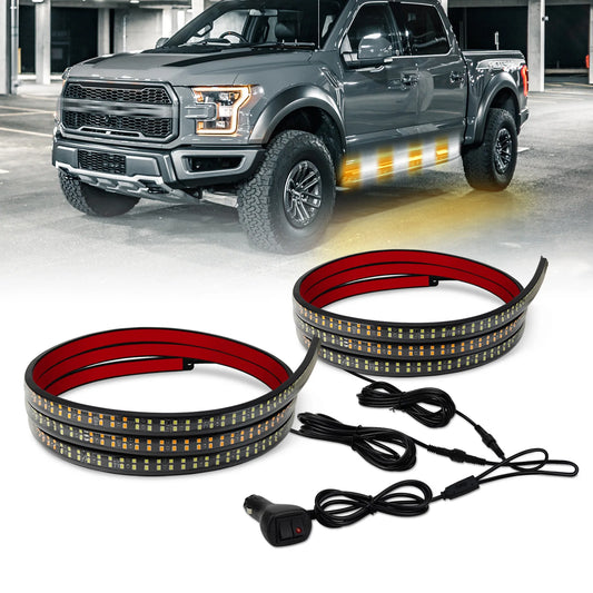 Amber Emergency LED Warning Strips