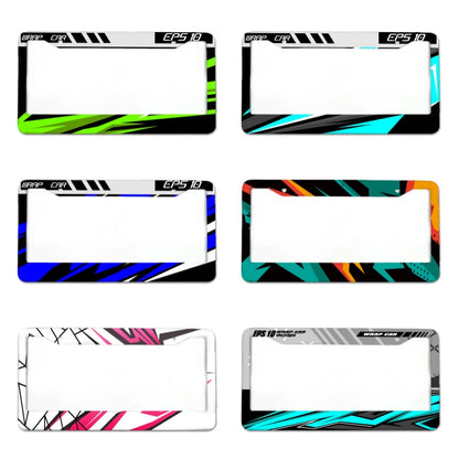 Racing-Inspired License Plate Frames