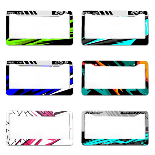 Racing-Inspired License Plate Frames