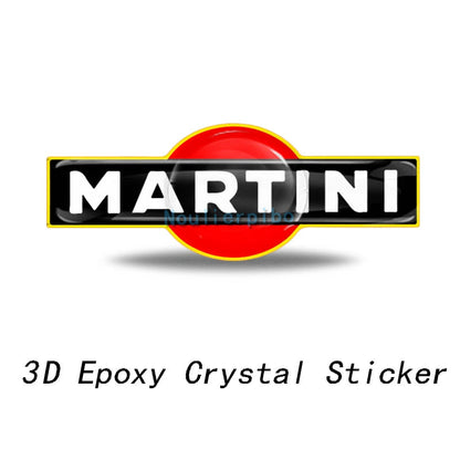 JDM 3D Epoxy Crystal Sticker Set