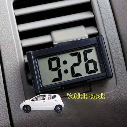 Compact Digital Car Air Vent Clock