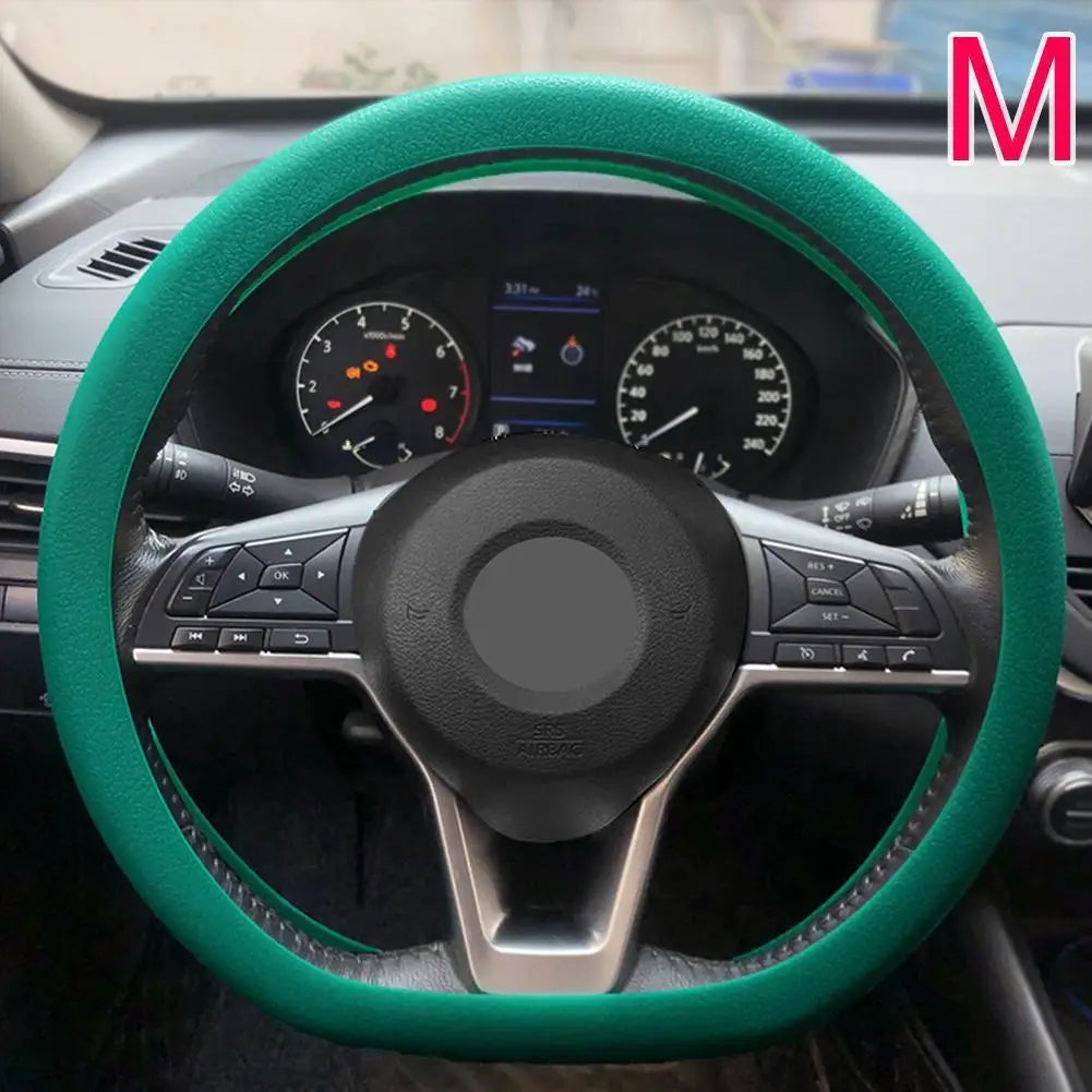 Car Silicone Steering Wheel Cover 