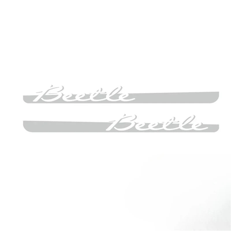 2PCS Car Door Side Skirt Sticker Beetle