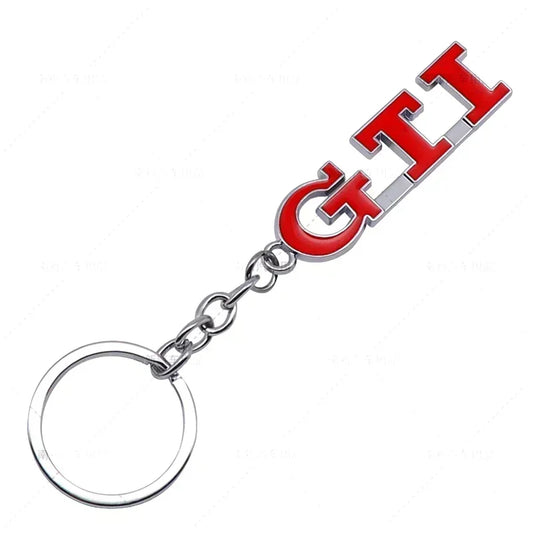VW GTI Metal Keychain 