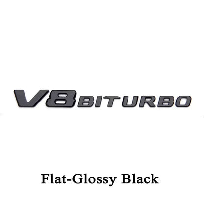 V8 BITURBO 3D Emblem Badge