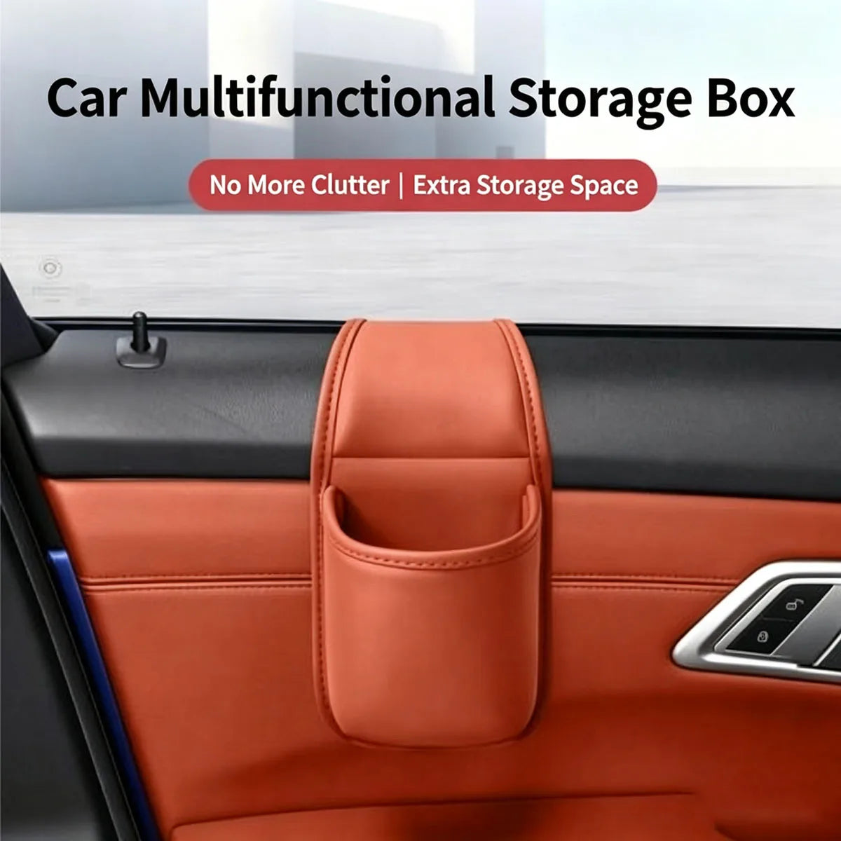 Car Door Side Storage Organizer – Cup Holder, Phone Stand & Tray