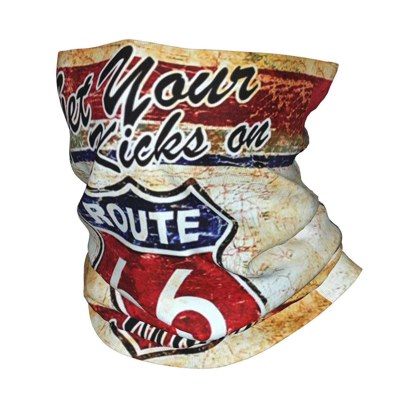 Cachecol com faixa para cabeça Route 66
