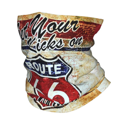 Cachecol com faixa para cabeça Route 66