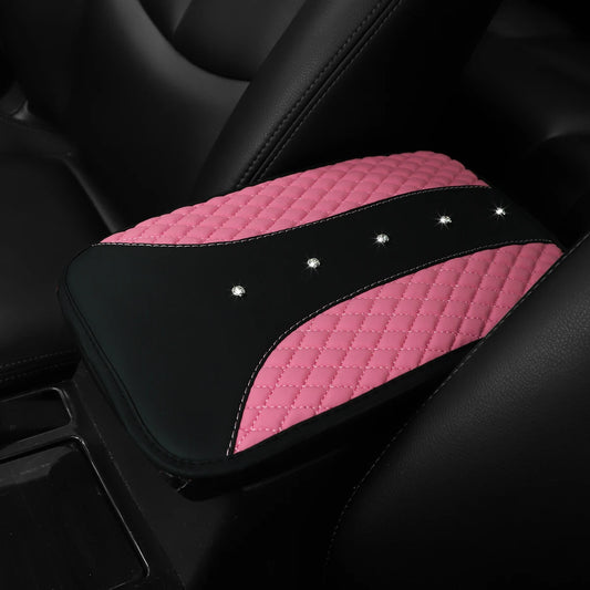 Car Armrest Cushion with Strass 