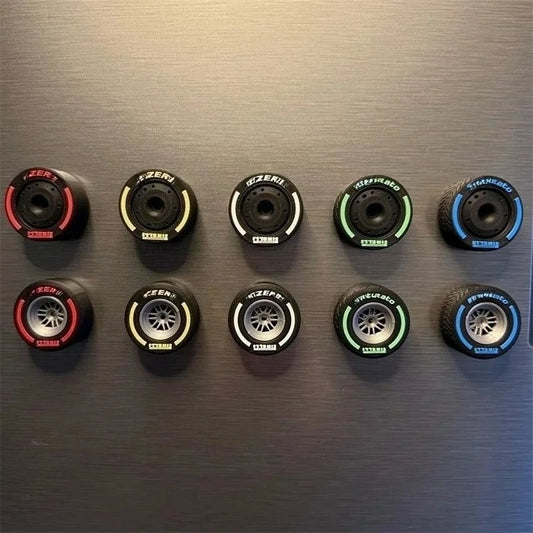 Tire-Shaped Fridge Magnets