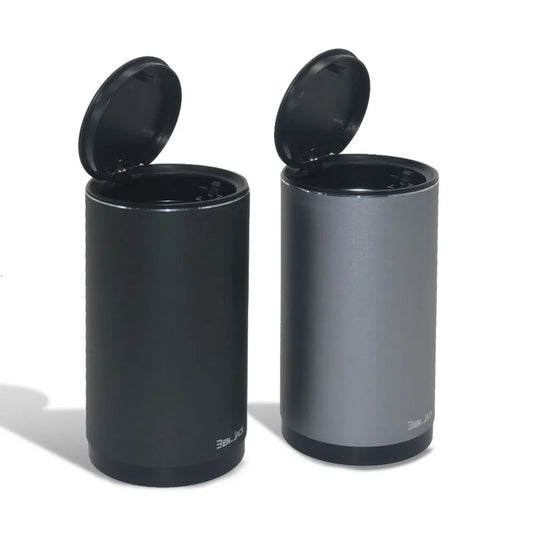 Car Trash Can Press Open