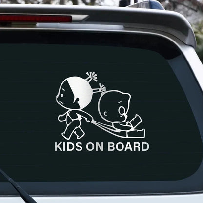 Adesivo per auto "Bambini a bordo".