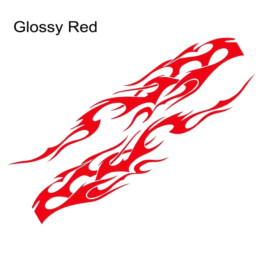 2Pcs Vinyl Flame Graphics 