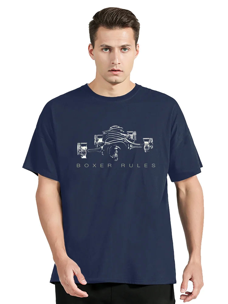 Camisa Clássica com Regras do Boxer