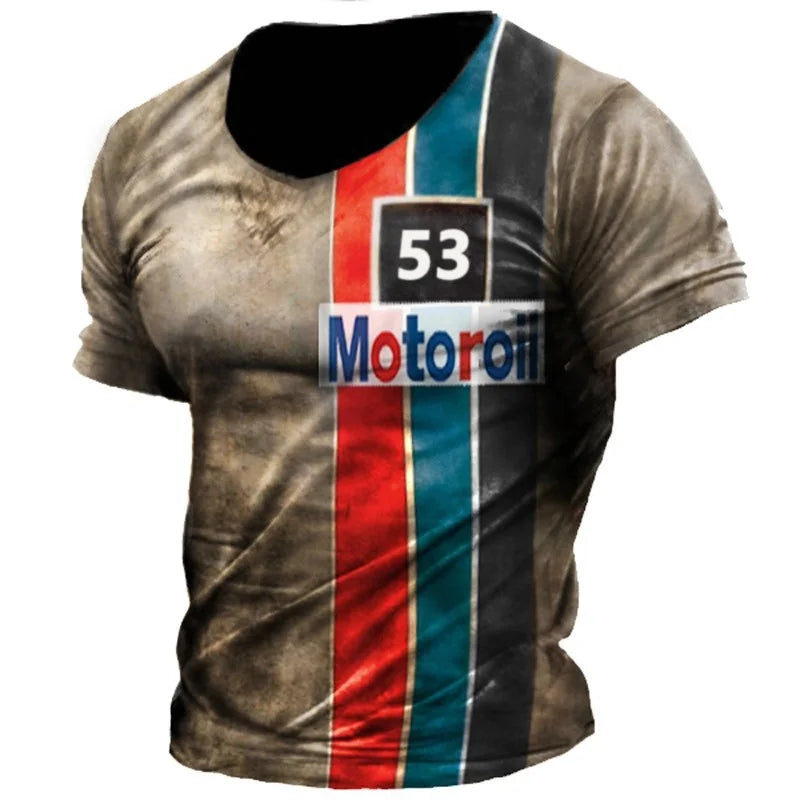 Men's Racing T-Shirt Cotton