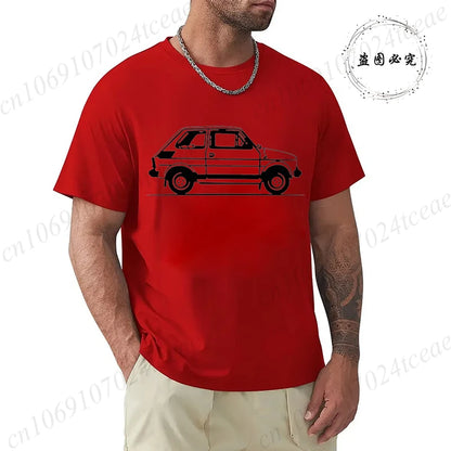 Old Car Print Man Fashion T-Shirt