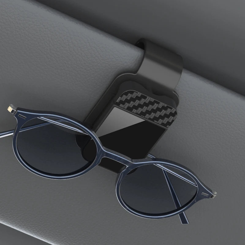 Clip de support de lunettes de soleil en fibre de carbone