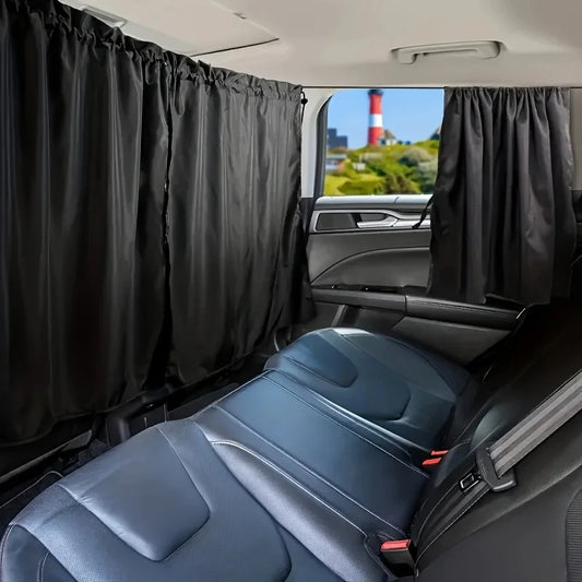 4pcs Car Privacy Curtain Set 