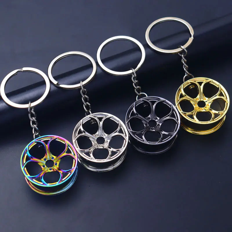 Car Wheel Key Chain 