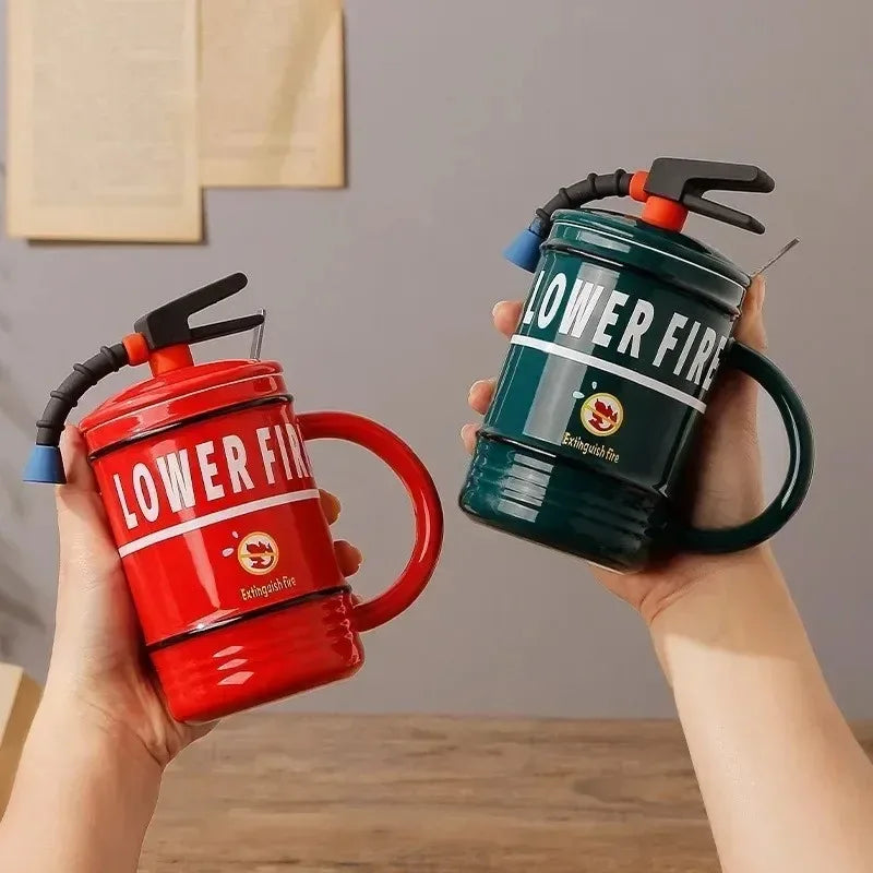 Fire Extinguisher Shape Mug 