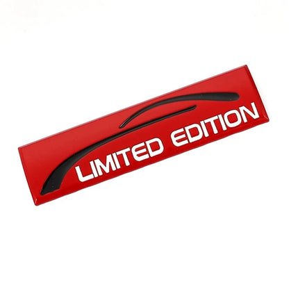 Car Styling 3D Metal Limited Edition Emblem