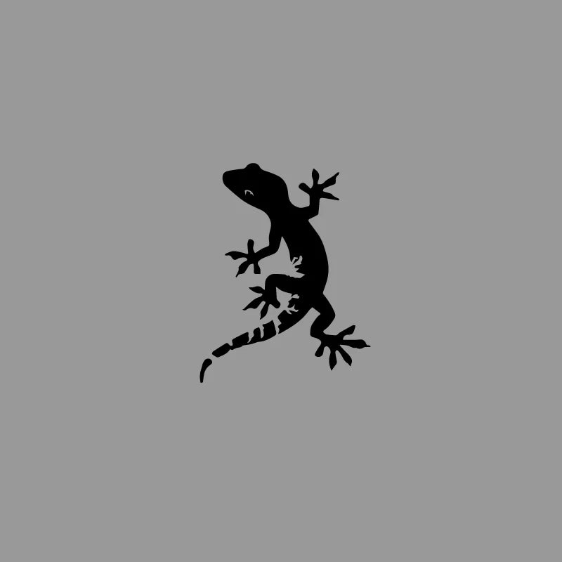 Gecko Strolling Car Sticker