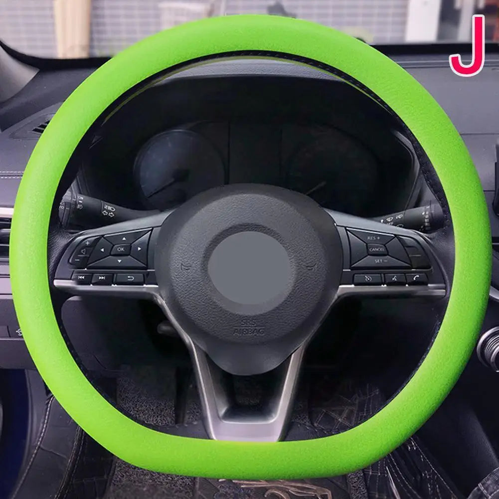 Car Silicone Steering Wheel Cover 