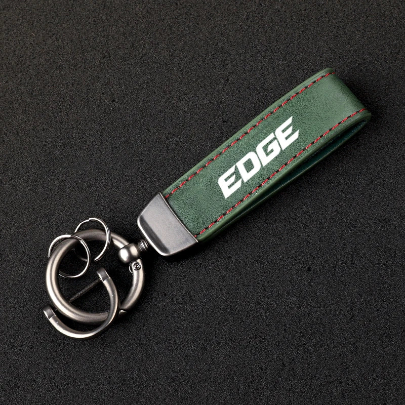 Edge Leather Lanyard Keychain FD