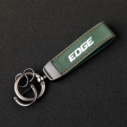 Edge Leather Lanyard Keychain FD
