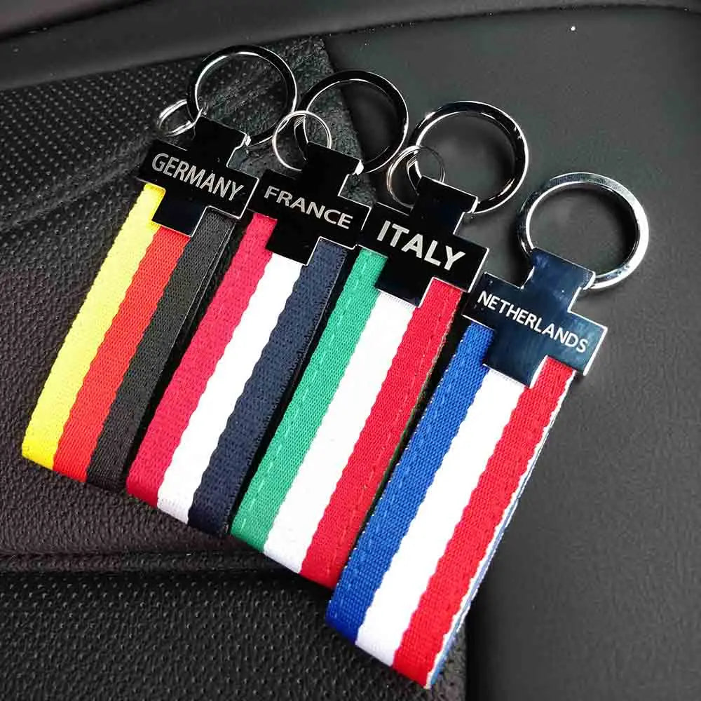 Country Flags Key Ring 