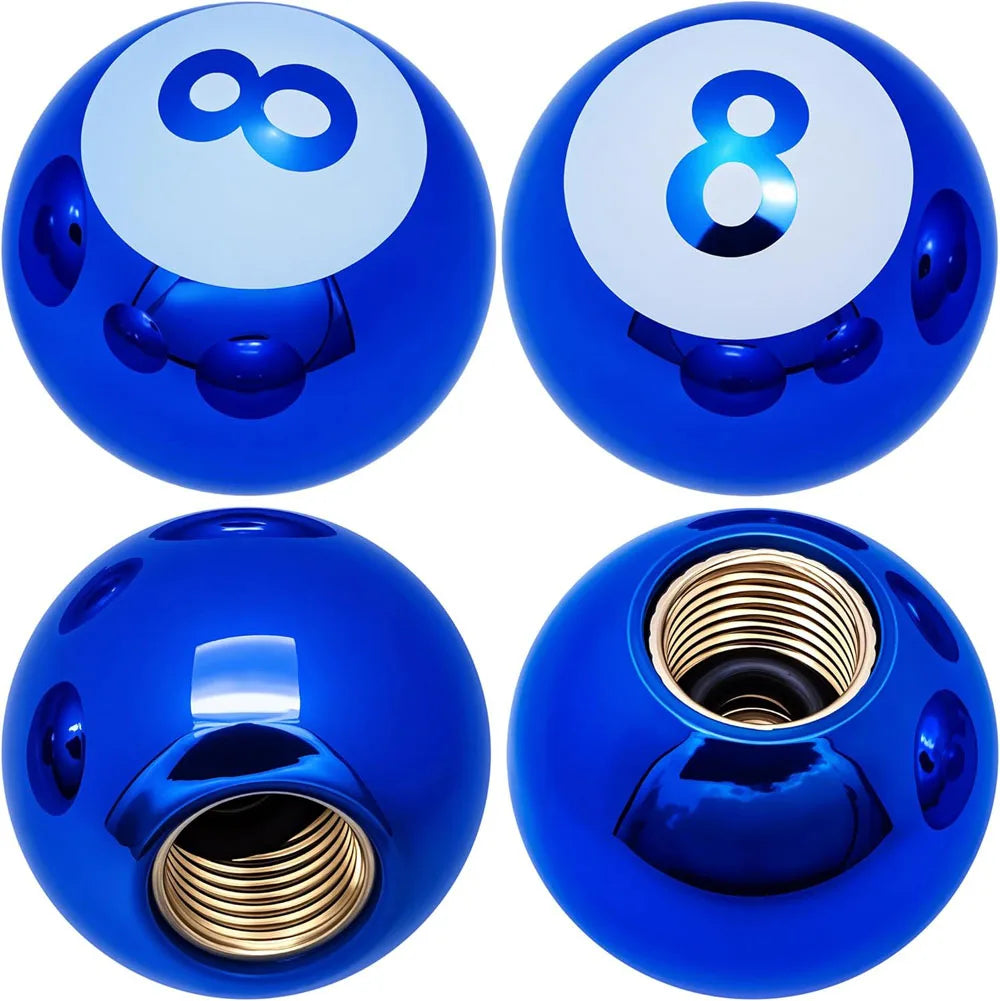 8 Ball Style Tire Valve Caps 