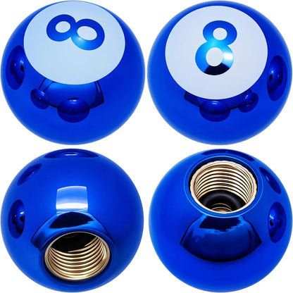 8 Ball Style Tire Valve Caps 