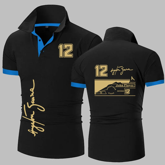 Ayrton Senna Signature Polo Shirt