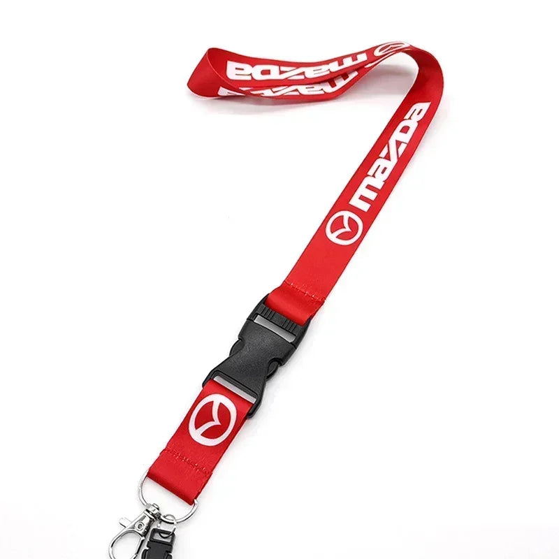 Porte-clés de lanière de voiture inspiré de Mazda