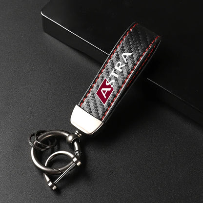 Astra Leather Keychain