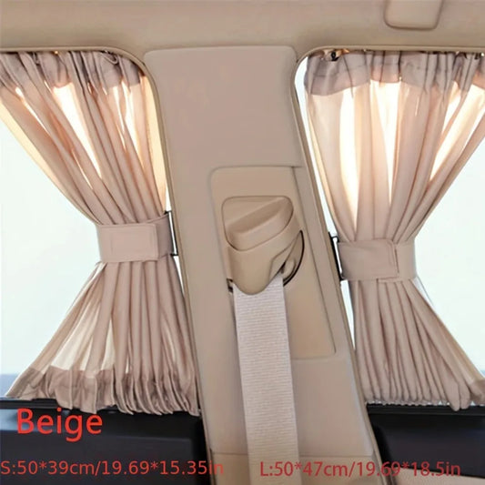 Retractable Car Window Curtains