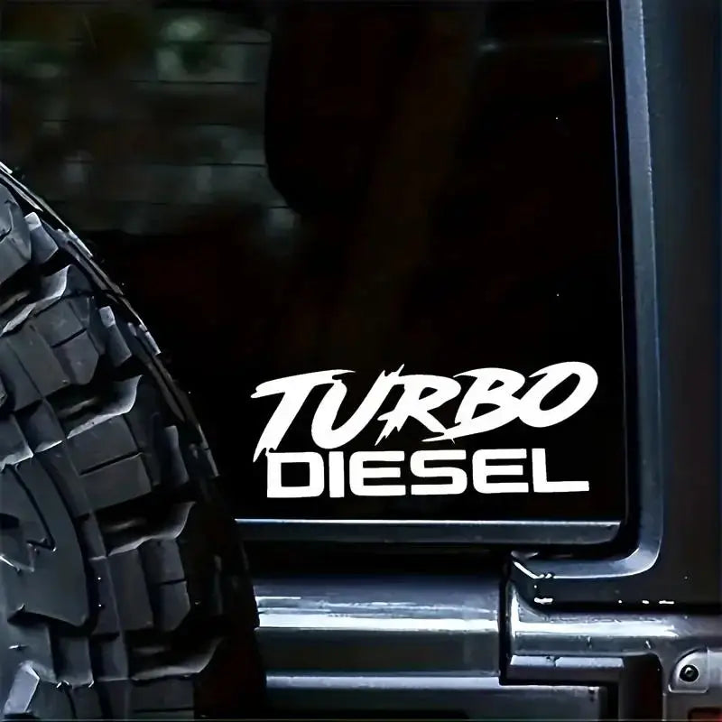 Turbo Diesel Sticker for Car