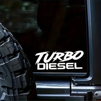 Turbo Diesel Sticker for Car