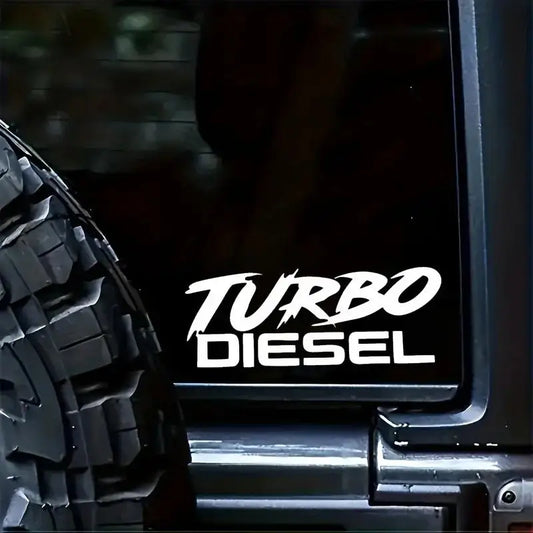 Turbo Diesel Sticker for Car