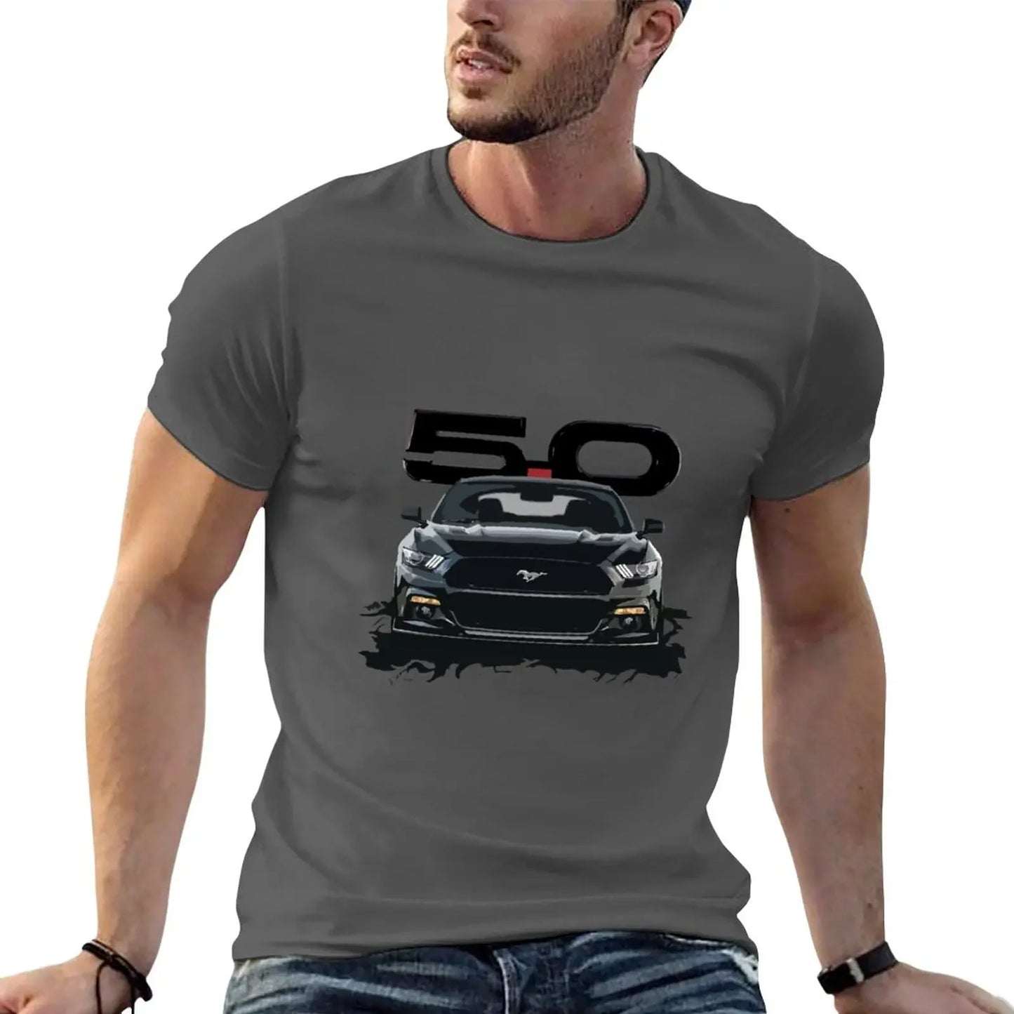 Schwarzes S550-Auto-T-Shirt