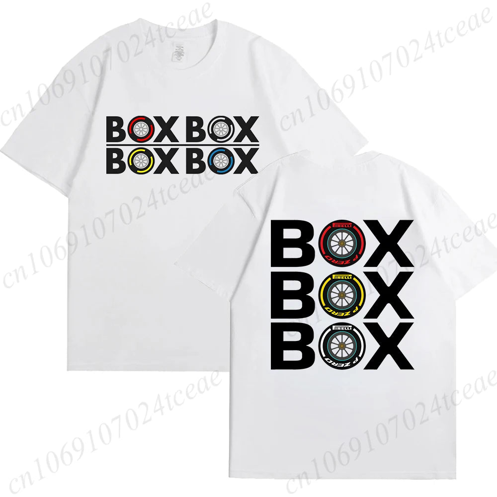 “Box Box Box” F1 Cotton Shirt