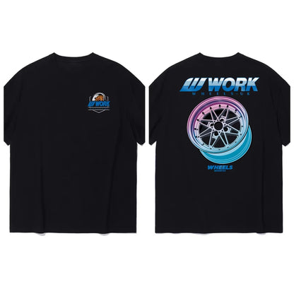 WORK Wheel Hub Modified Car Shirt